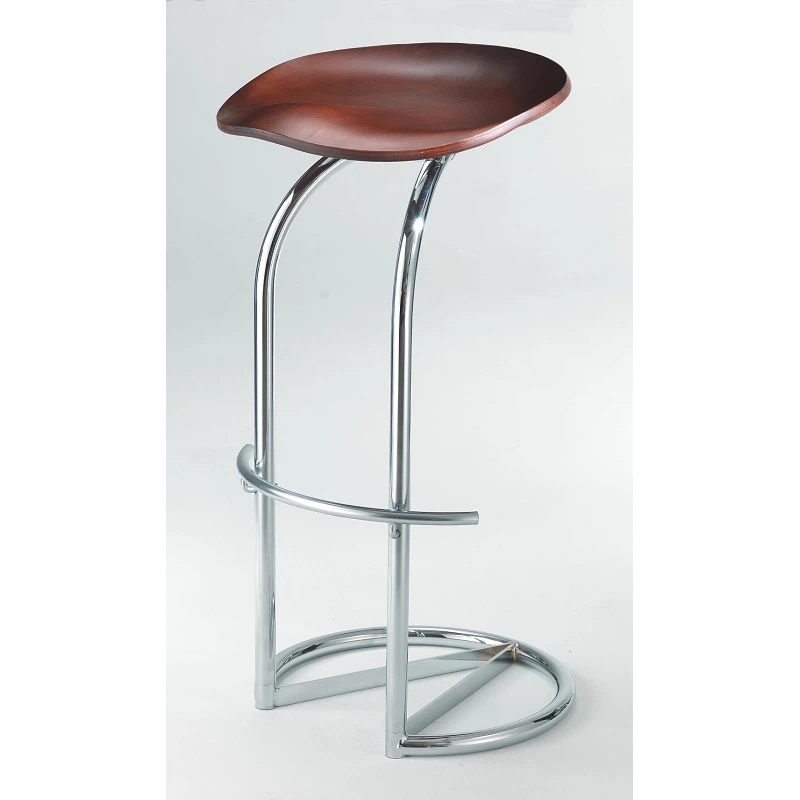 Wood Seat Bar Stool